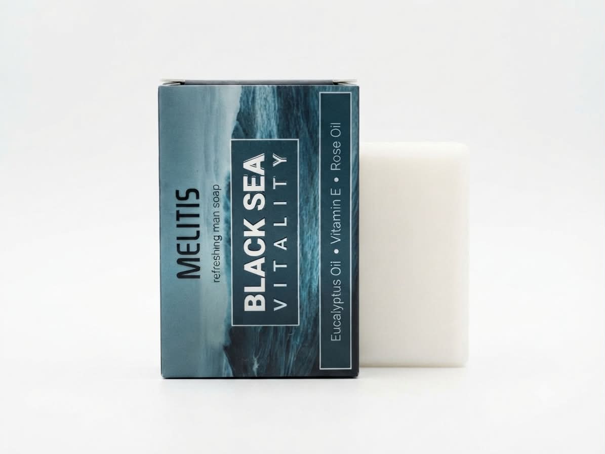 MELITIS Refreshing Man Soap – Black Sea Vitality