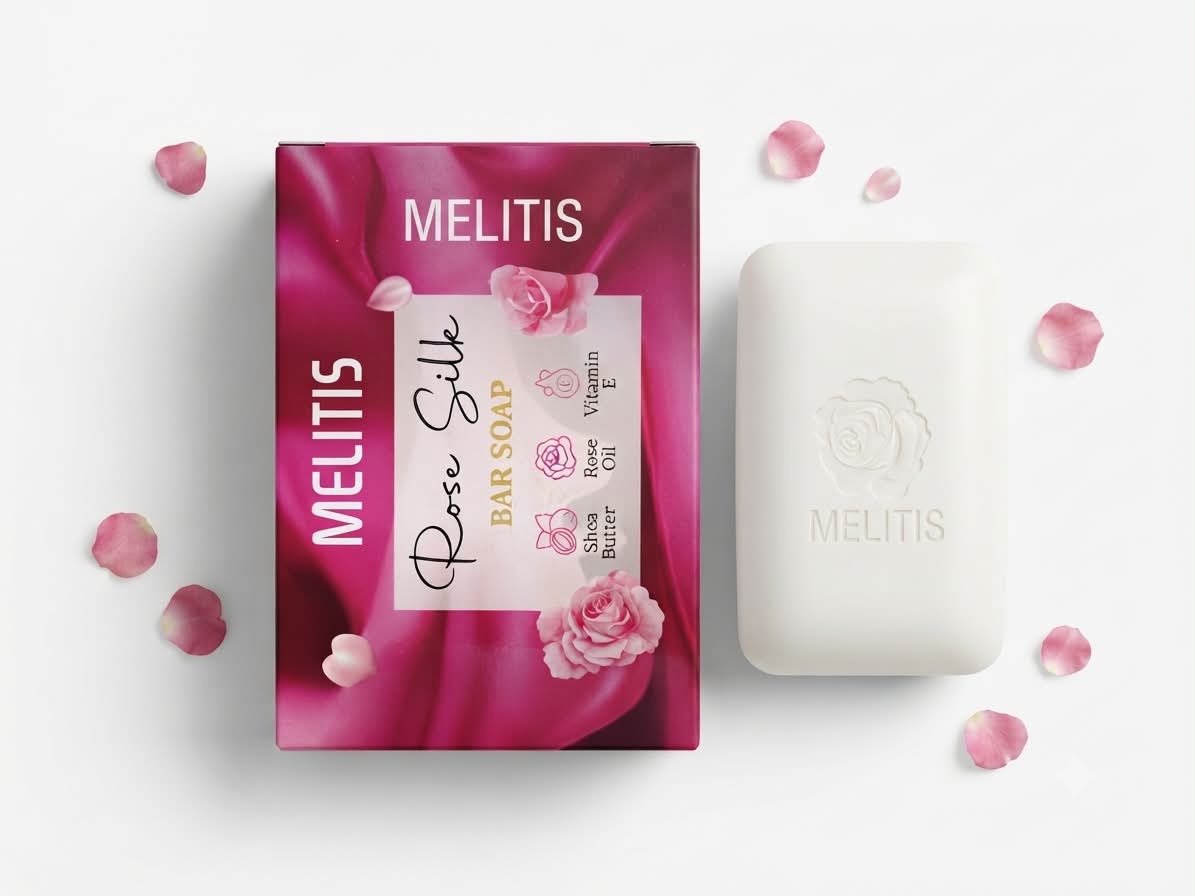 Melitis Rose Silk Bar Soap