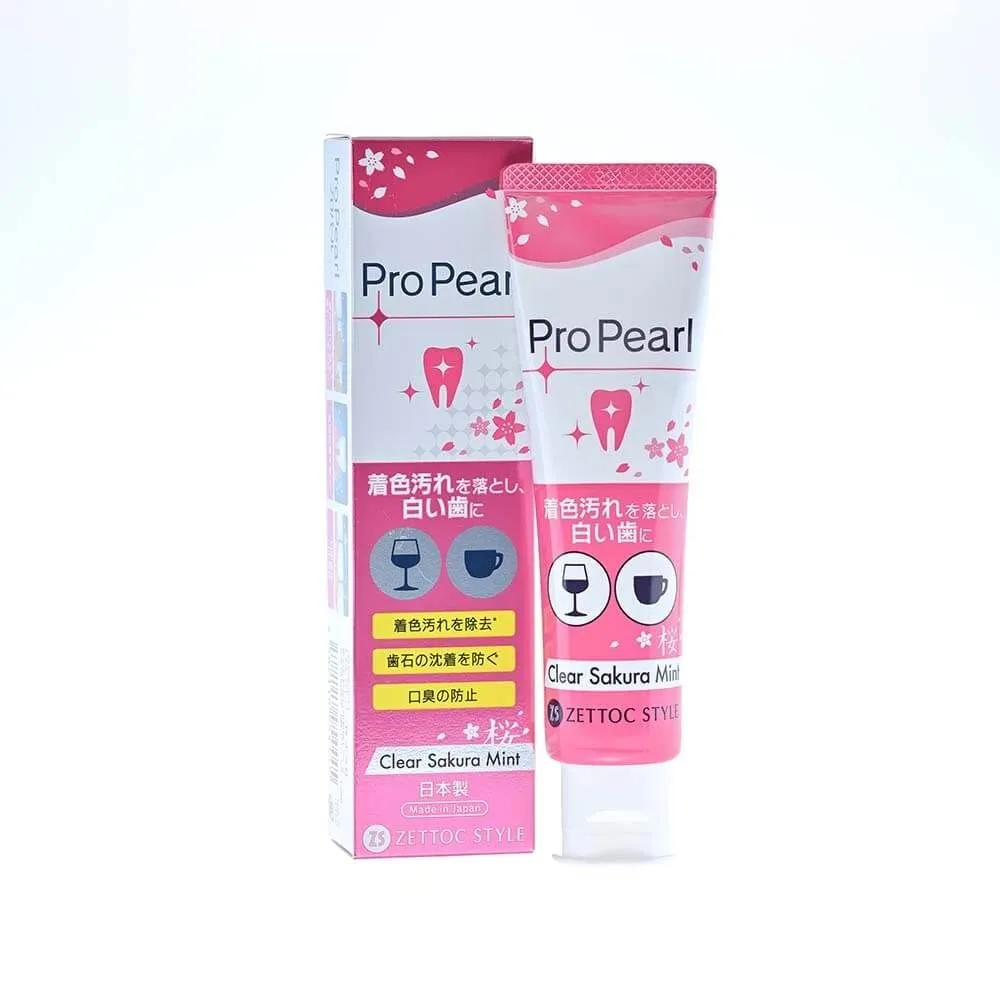 ProPearl Clear Sakura Mint Whitening Toothpaste
